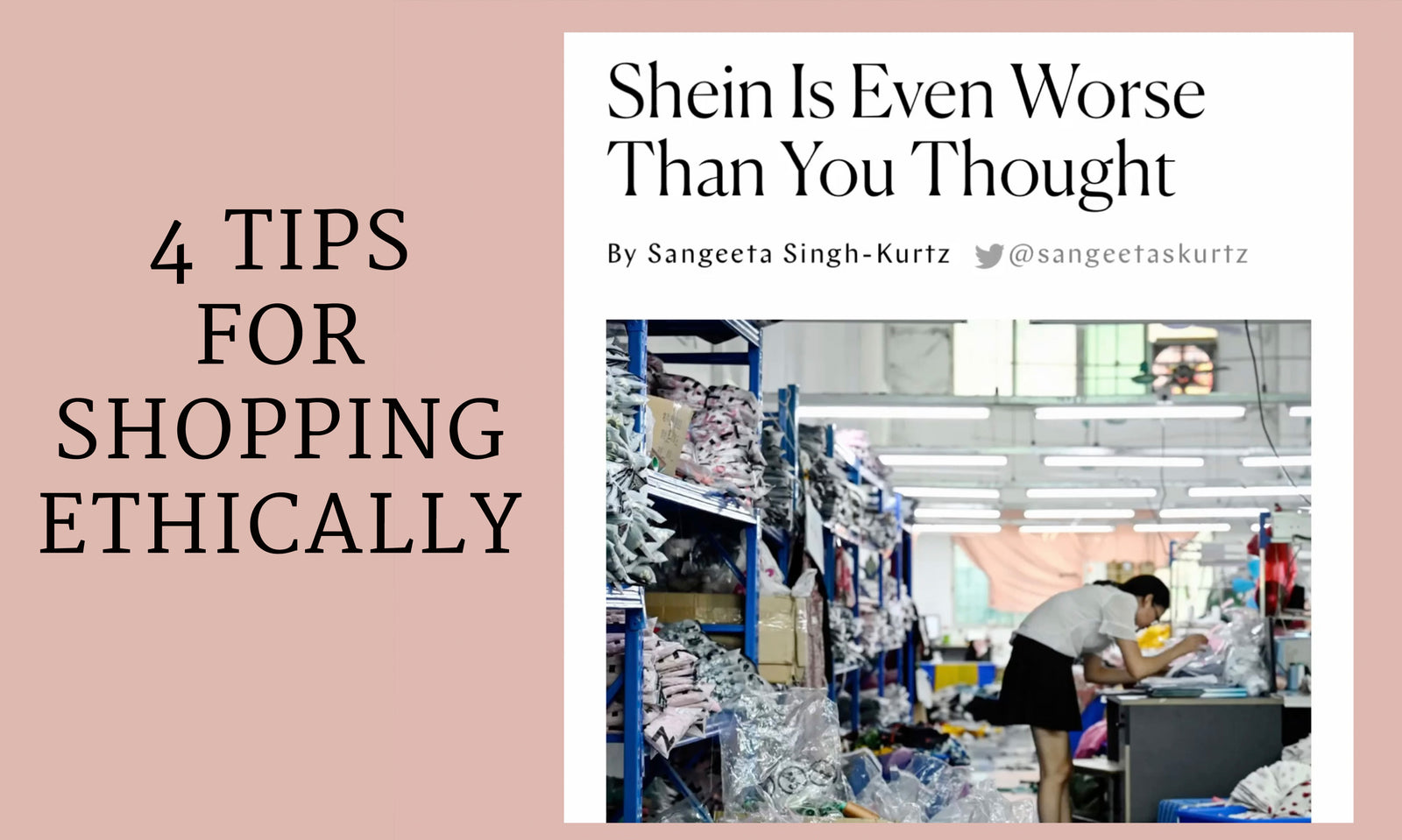 4 Tips for shopping ethically