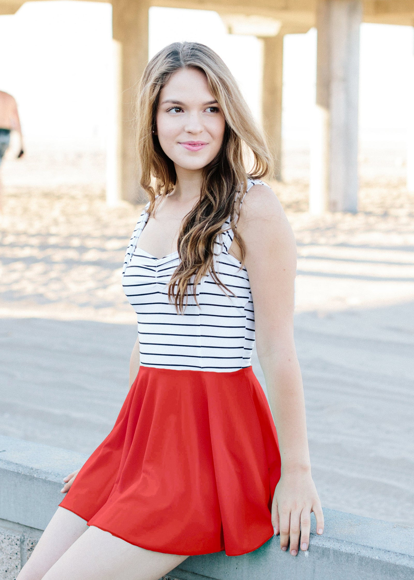 marie in ruby stripe