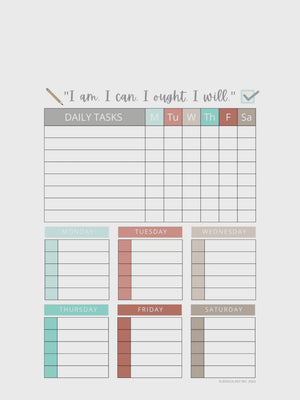 50 page to-do list notepad