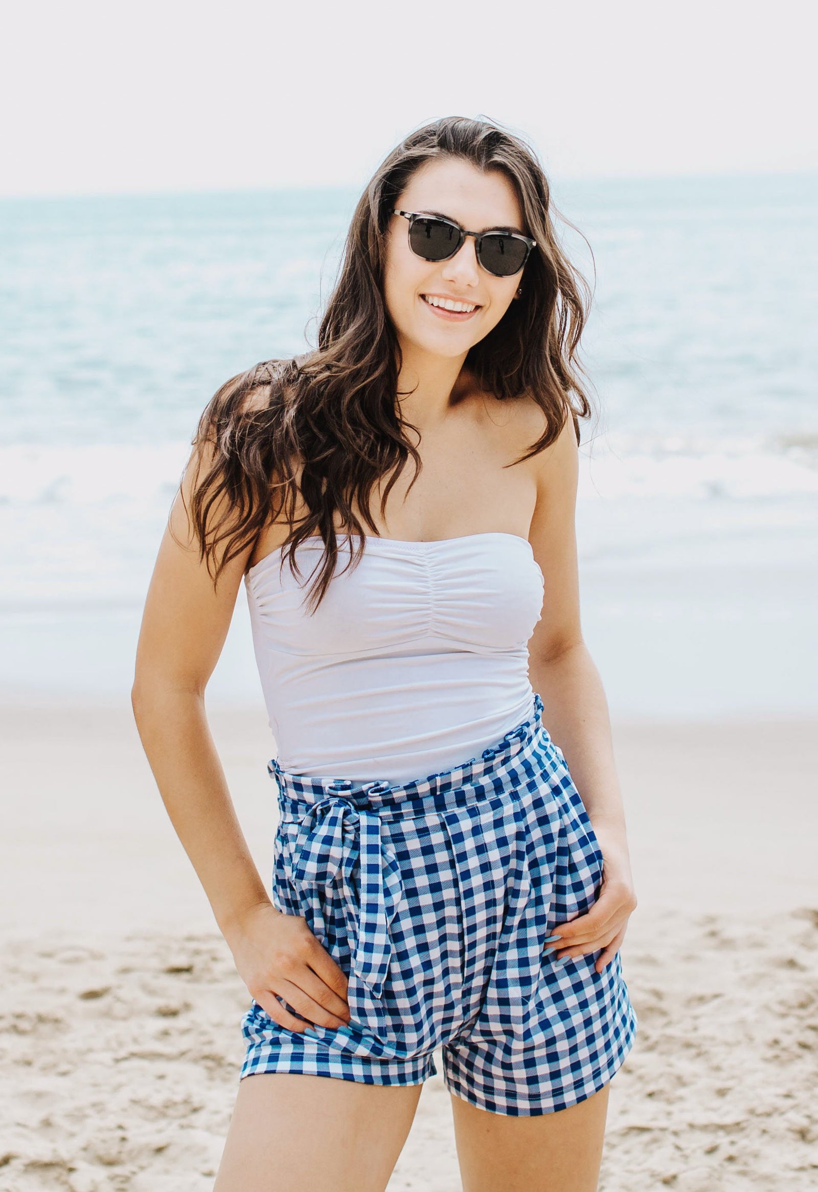 Shorts in Gingham