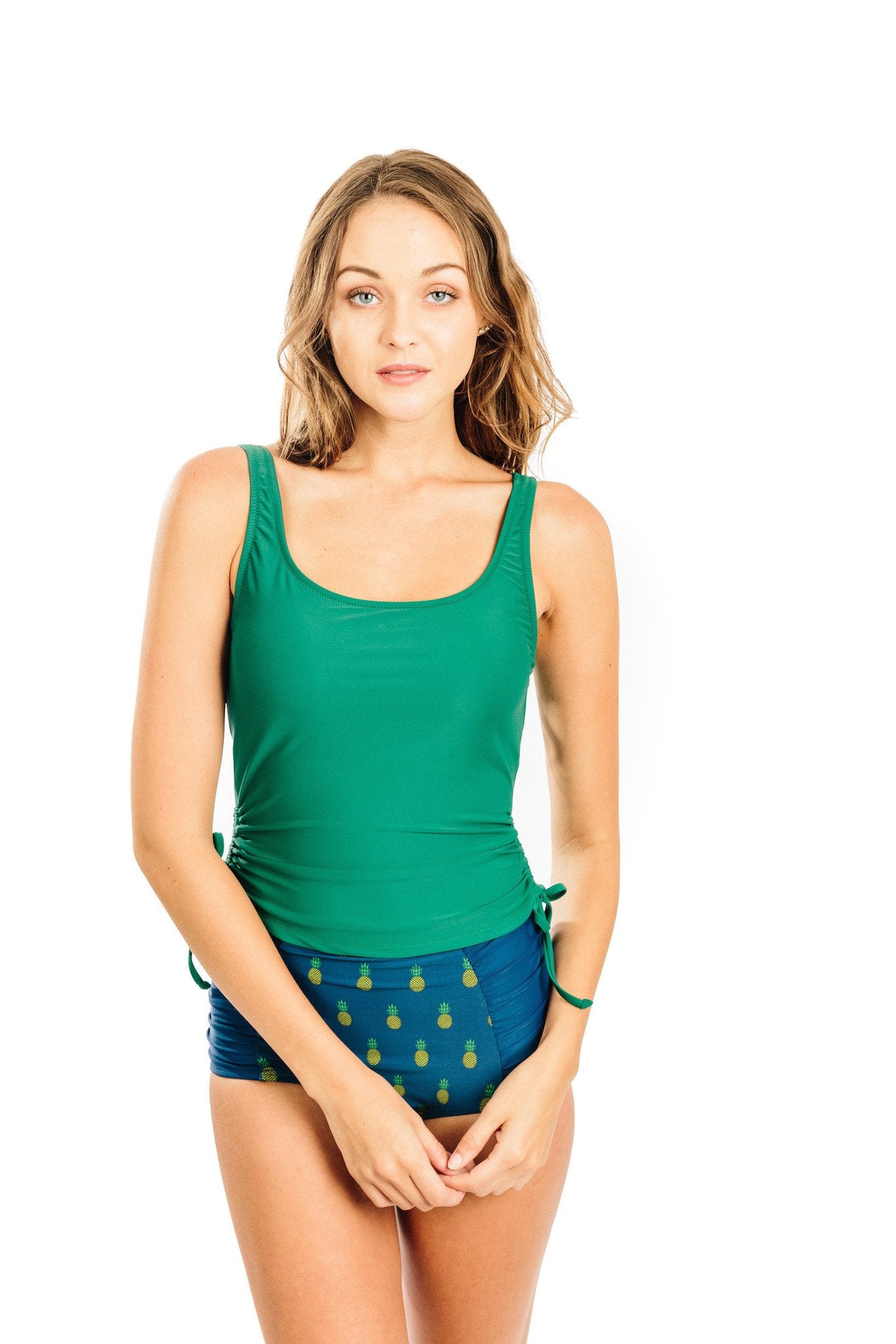 karen in emerald top